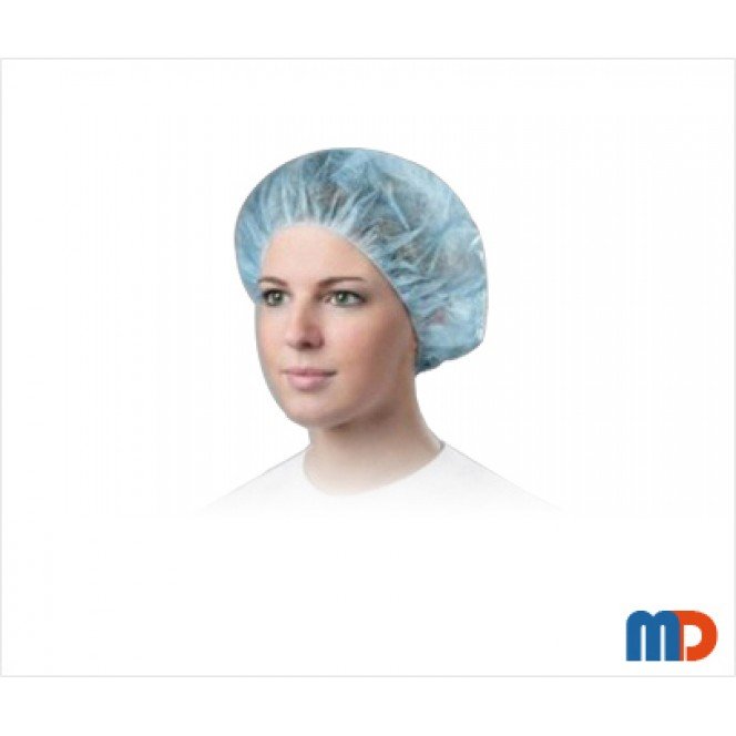 Disposable Bouffant Cap, Non Woven (Pack of 100 Pcs.)